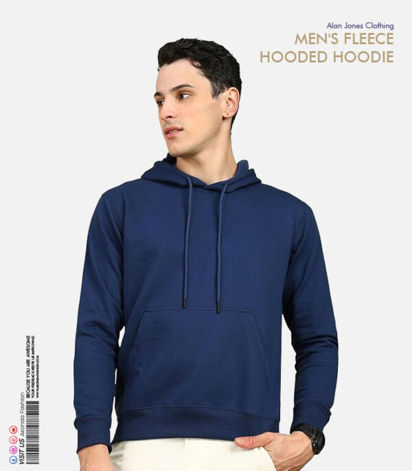 Fleece Hooded Hoodie - Image 3