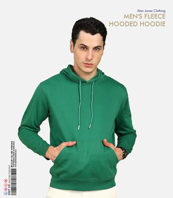 Fleece Hooded Hoodie - Image 5