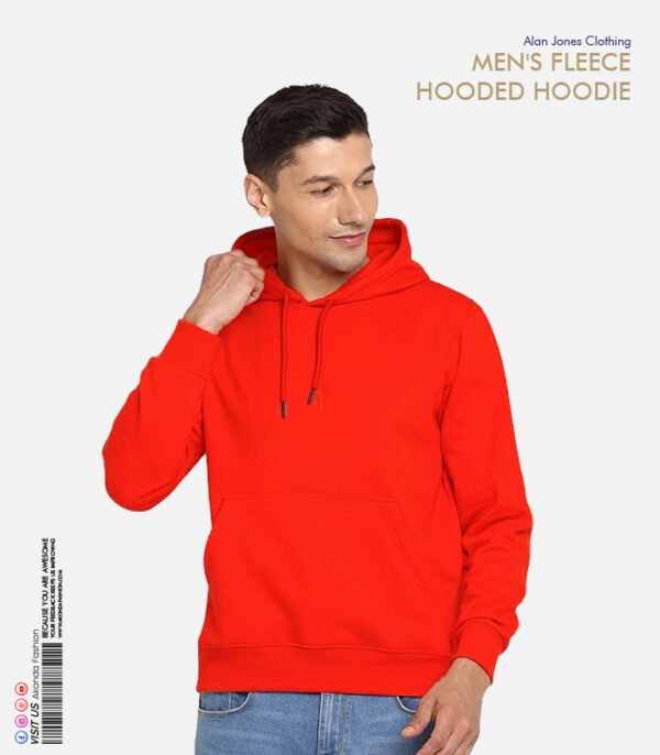 Fleece Hooded Hoodie - Image 8